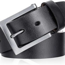 Marino Avenue Men's Belts 100% Leather Casual Jean belt 1.5"